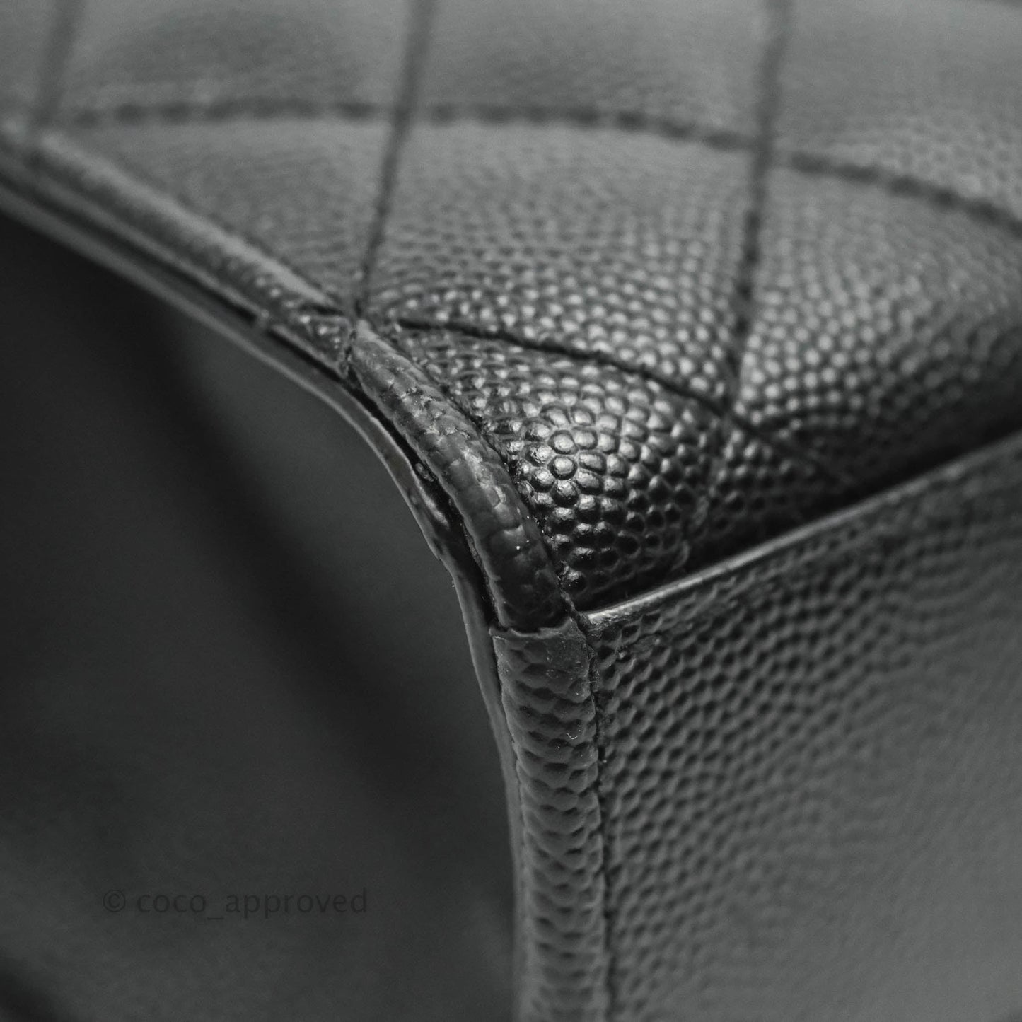 Saint Laurent Envelope Medium Black Caviar Gold Hardware
