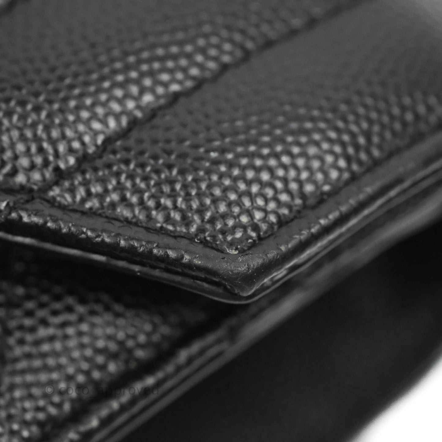 Saint Laurent Envelope Medium Black Caviar Gold Hardware