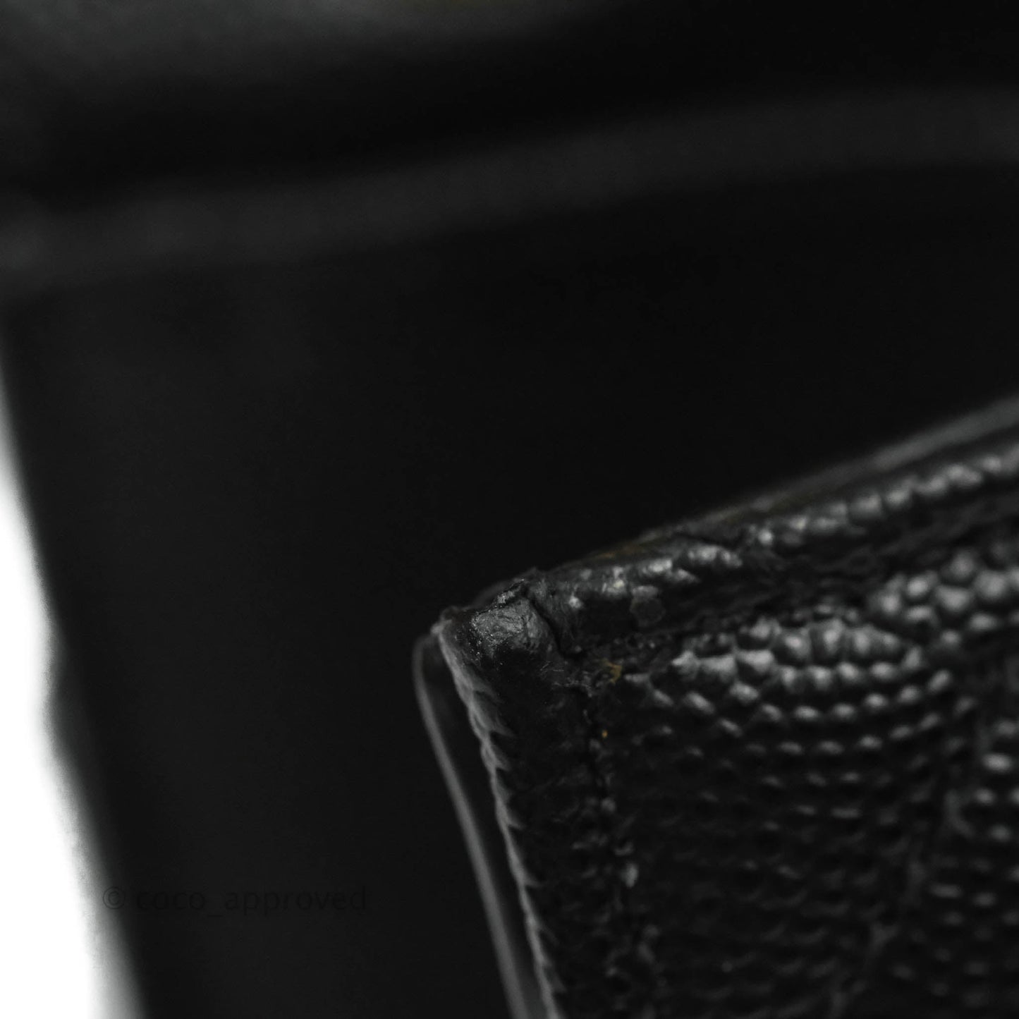 Saint Laurent Envelope Medium Black Caviar Gold Hardware