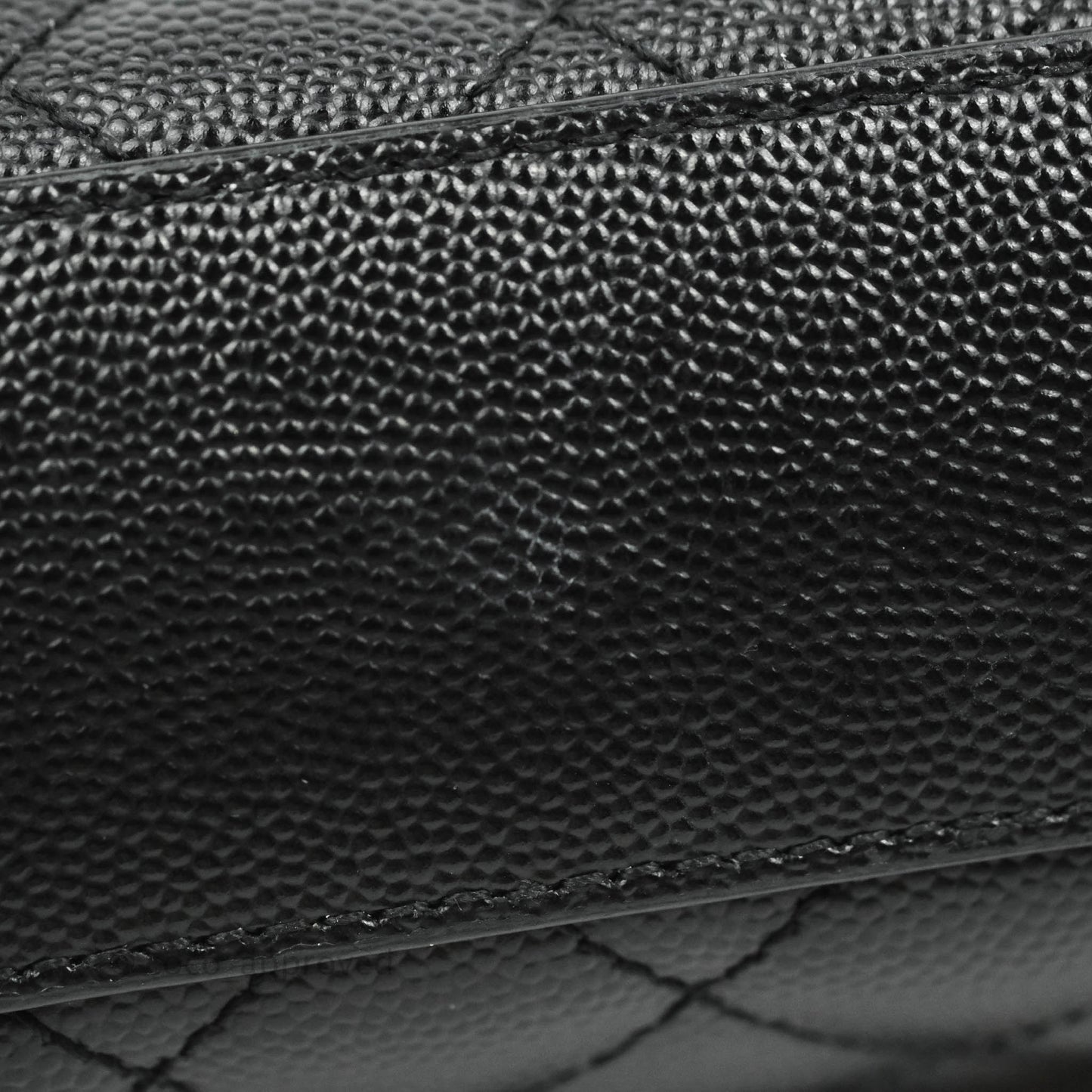 Saint Laurent Envelope Medium Black Caviar Gold Hardware