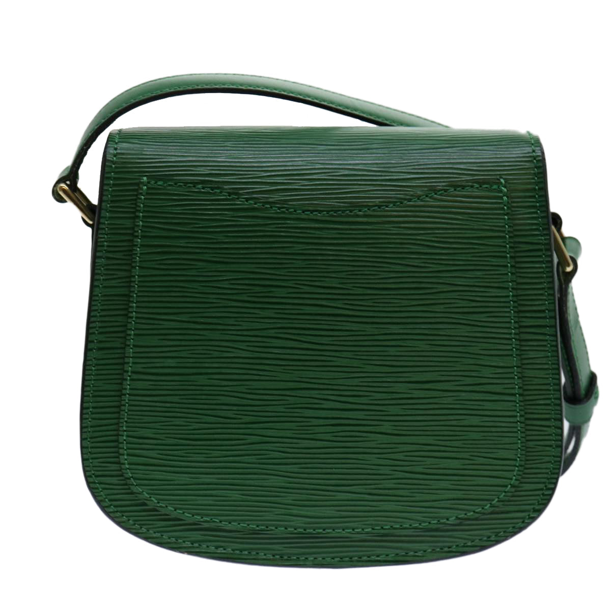 LOUIS VUITTON Epi Saint Cloud PM Shoulder Bag Green M52214 LV 70001
