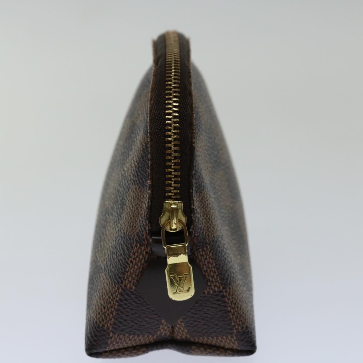 LOUIS VUITTON Damier Ebene Pochette Cosmetic PM Pouch N47516 LV 70005