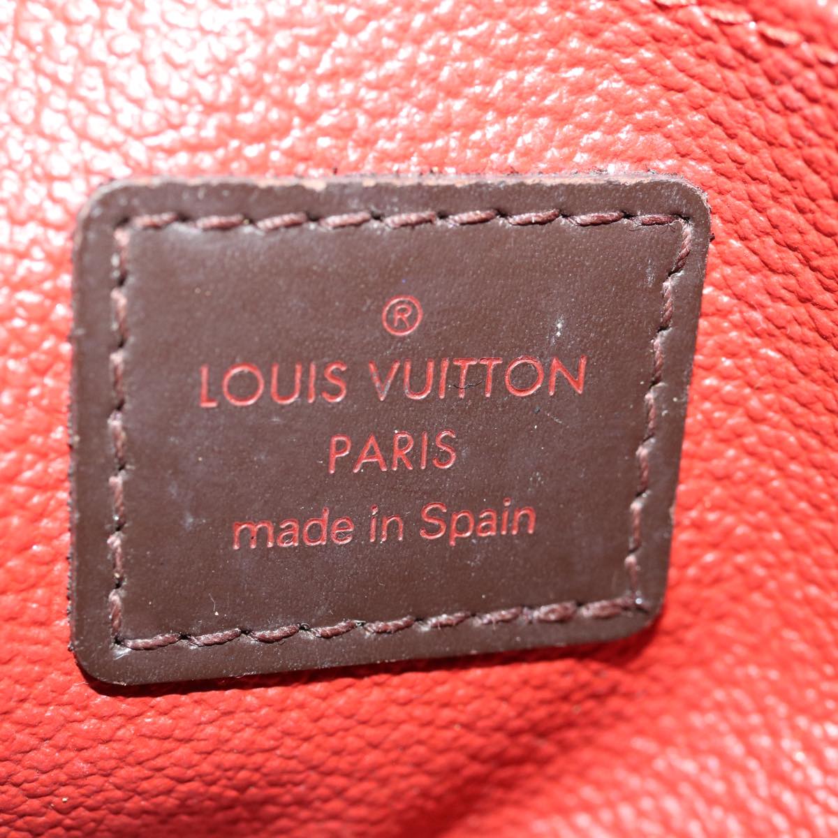 LOUIS VUITTON Damier Ebene Pochette Cosmetic PM Pouch N47516 LV 70007