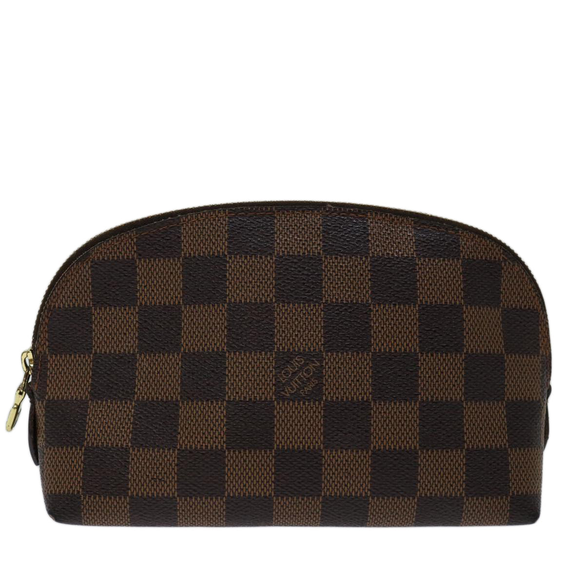 LOUIS VUITTON Damier Ebene Pochette Cosmetic PM Pouch N47516 LV 70007