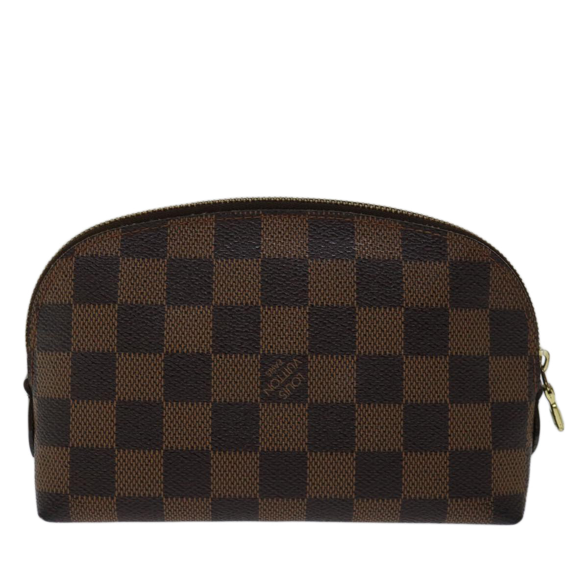 LOUIS VUITTON Damier Ebene Pochette Cosmetic PM Pouch N47516 LV 70007