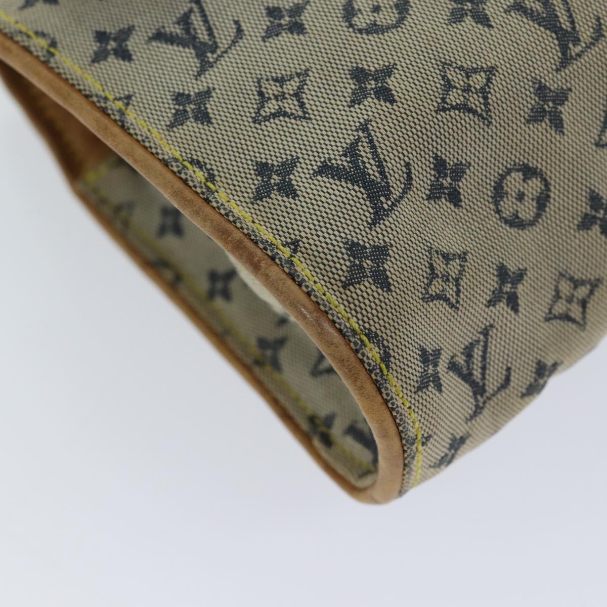 LOUIS VUITTON Monogram Mini Camille Chain Shoulder Bag Blue M92002 LV 70009