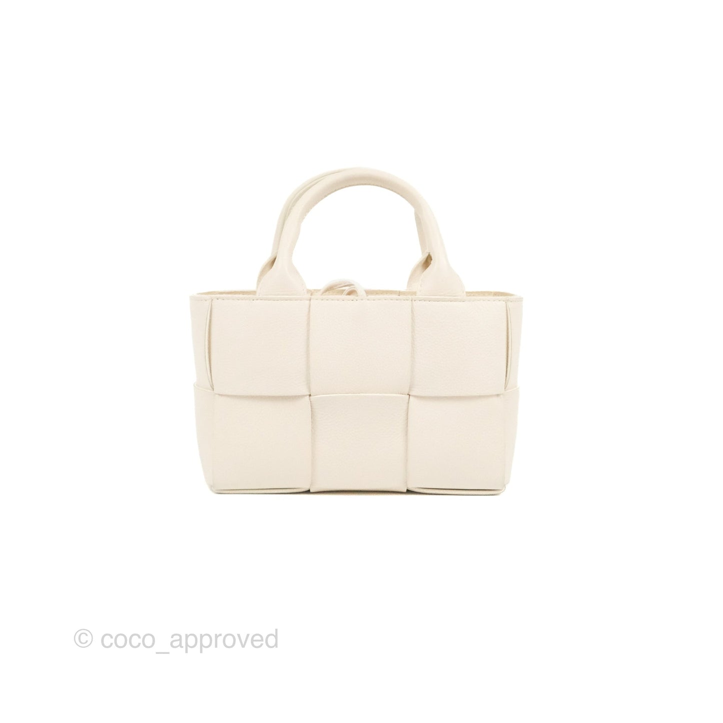 Bottega Veneta Candy Arco Tote Bag Micro Intreccio Grained Calfskin