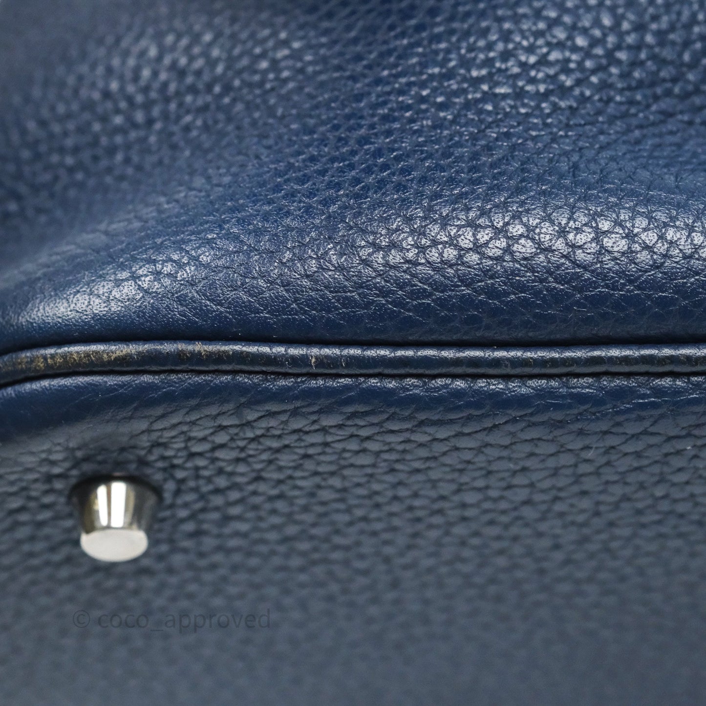 Hermès Picotin 22 Bleu Nuit 2Z Clemence Palladium Hardware