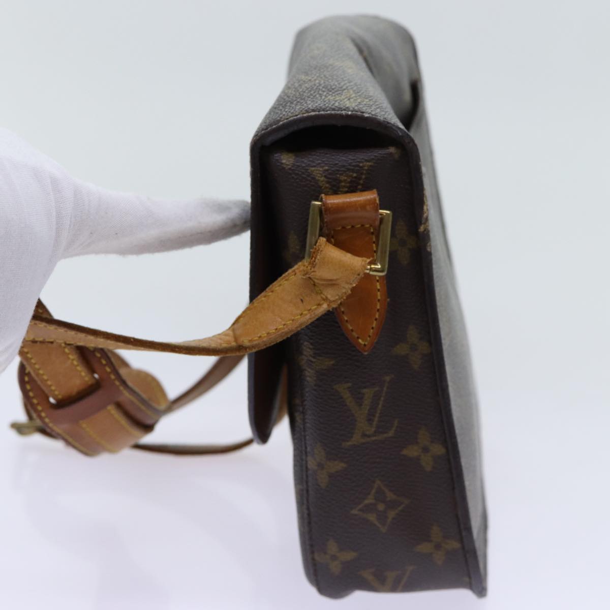 LOUIS VUITTON Monogram Saint Cloud GM Shoulder Bag M51242 LV 70010