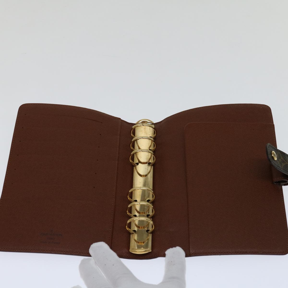 LOUIS VUITTON Monogram Agenda MM Day Planner Cover R20105 LV 70012