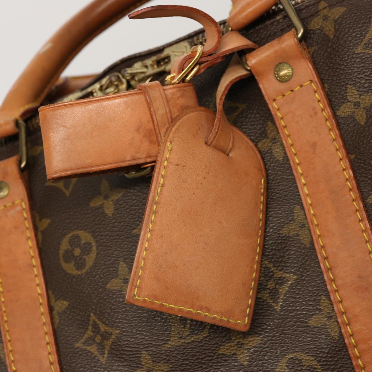 LOUIS VUITTON Monogram Keepall 60 Boston Bag M41422 LV 70017