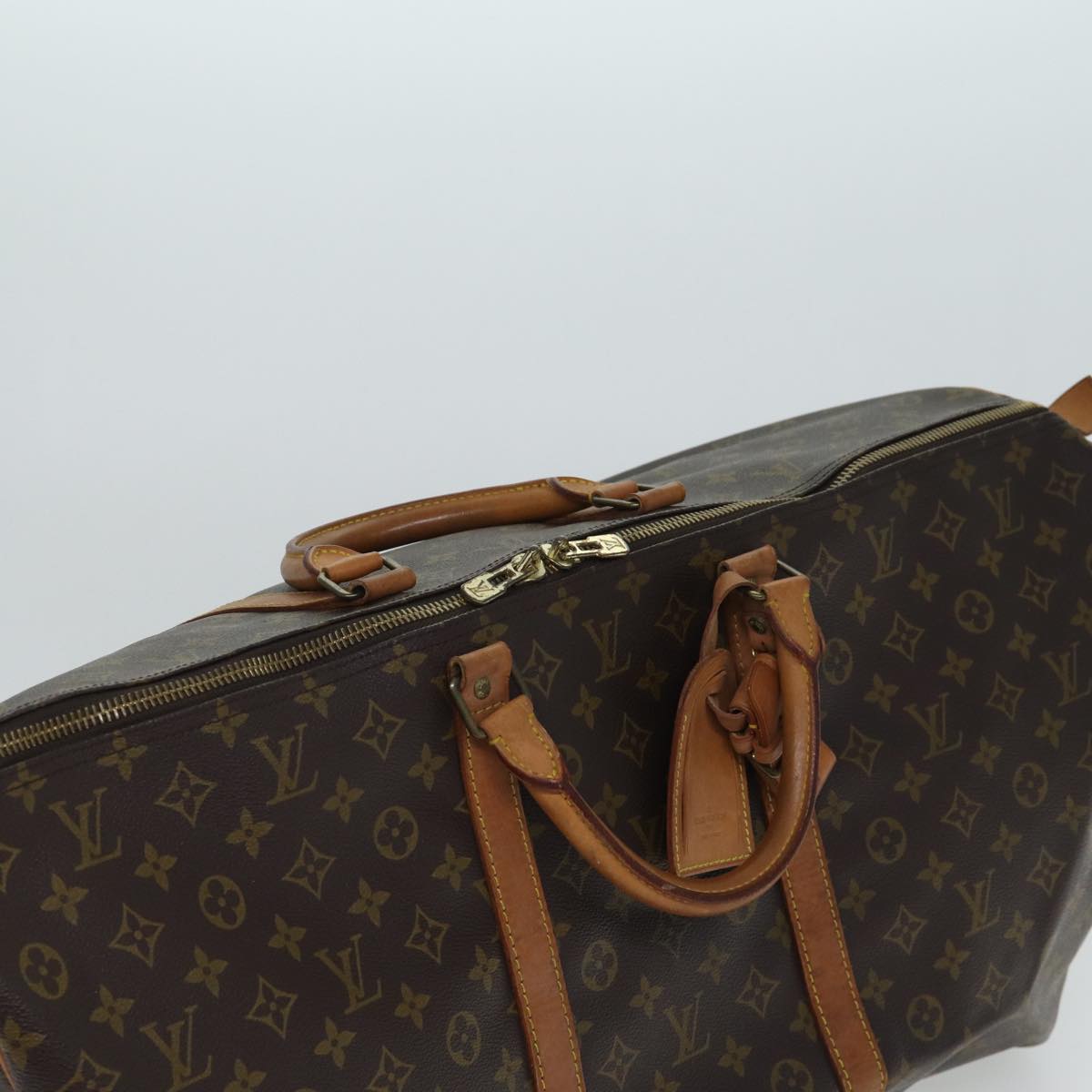 LOUIS VUITTON Monogram Keepall 60 Boston Bag M41422 LV 70017