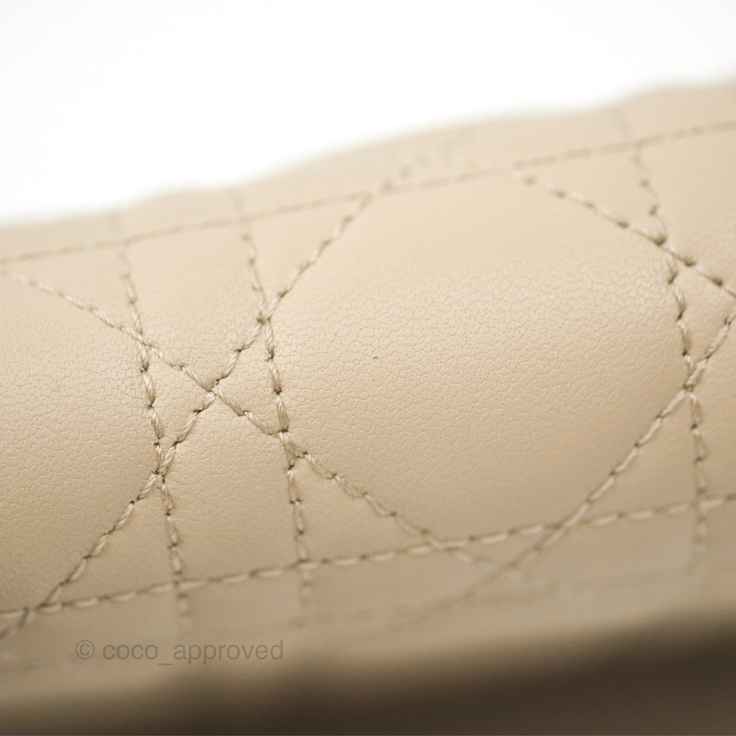 Dior Lady Dior Pouch on Chain Sand Cannage Lambskin