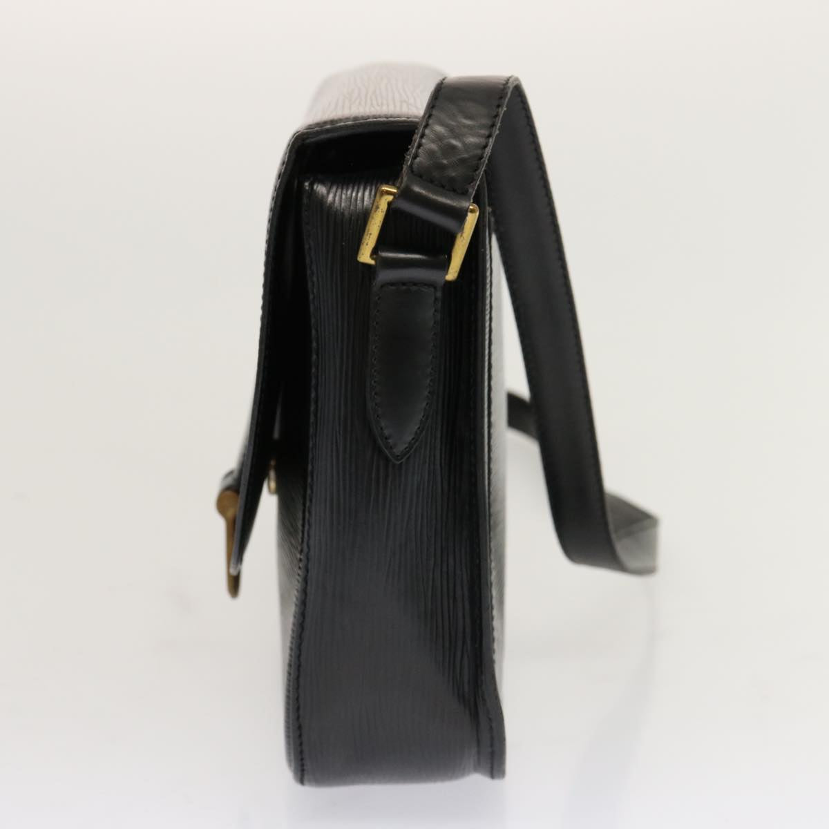 LOUIS VUITTON Epi Saint Cloud GM Shoulder Bag Black M52192 LV 70022