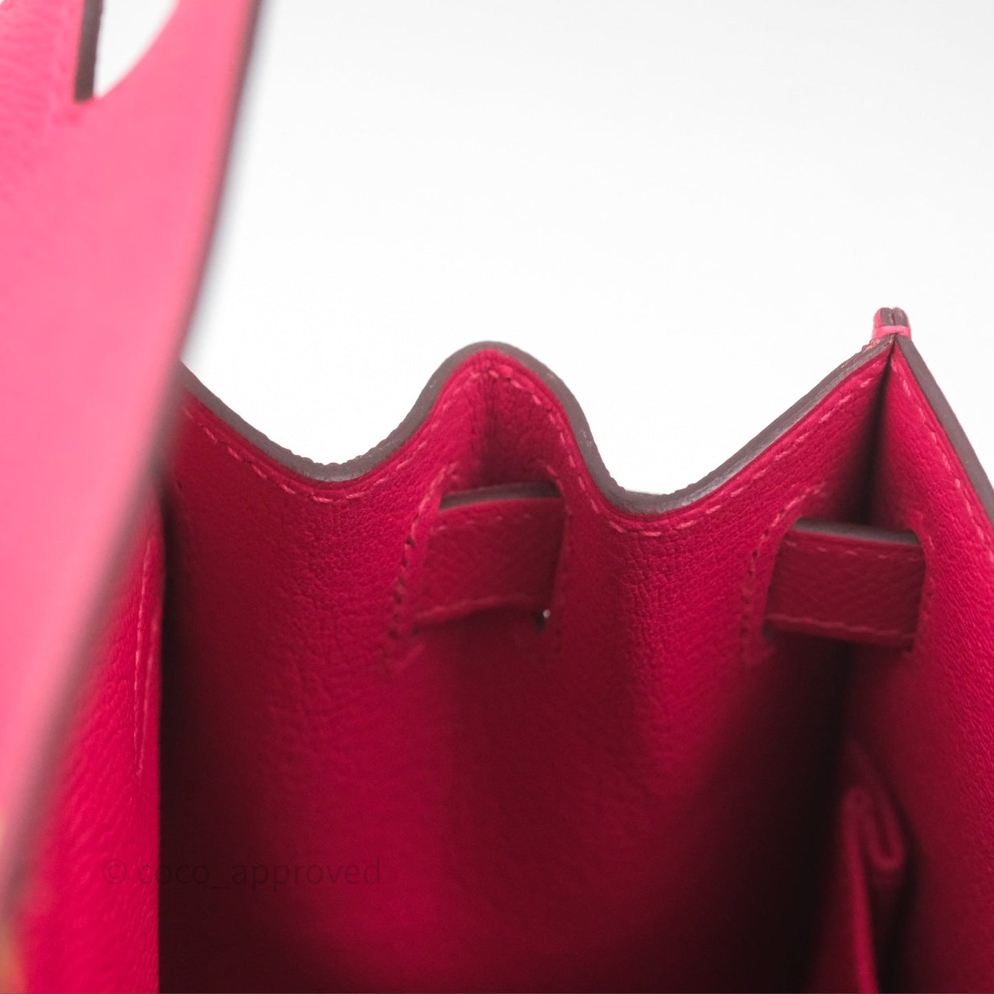 Hermès Kelly 28 Sellier Rose Extreme I6 Epsom Gold Hardware