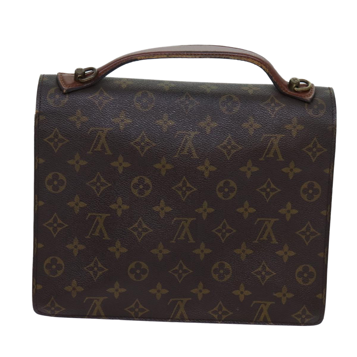 LOUIS VUITTON Monogram Monceau 28 Hand Bag 2way M51185 LV 70032