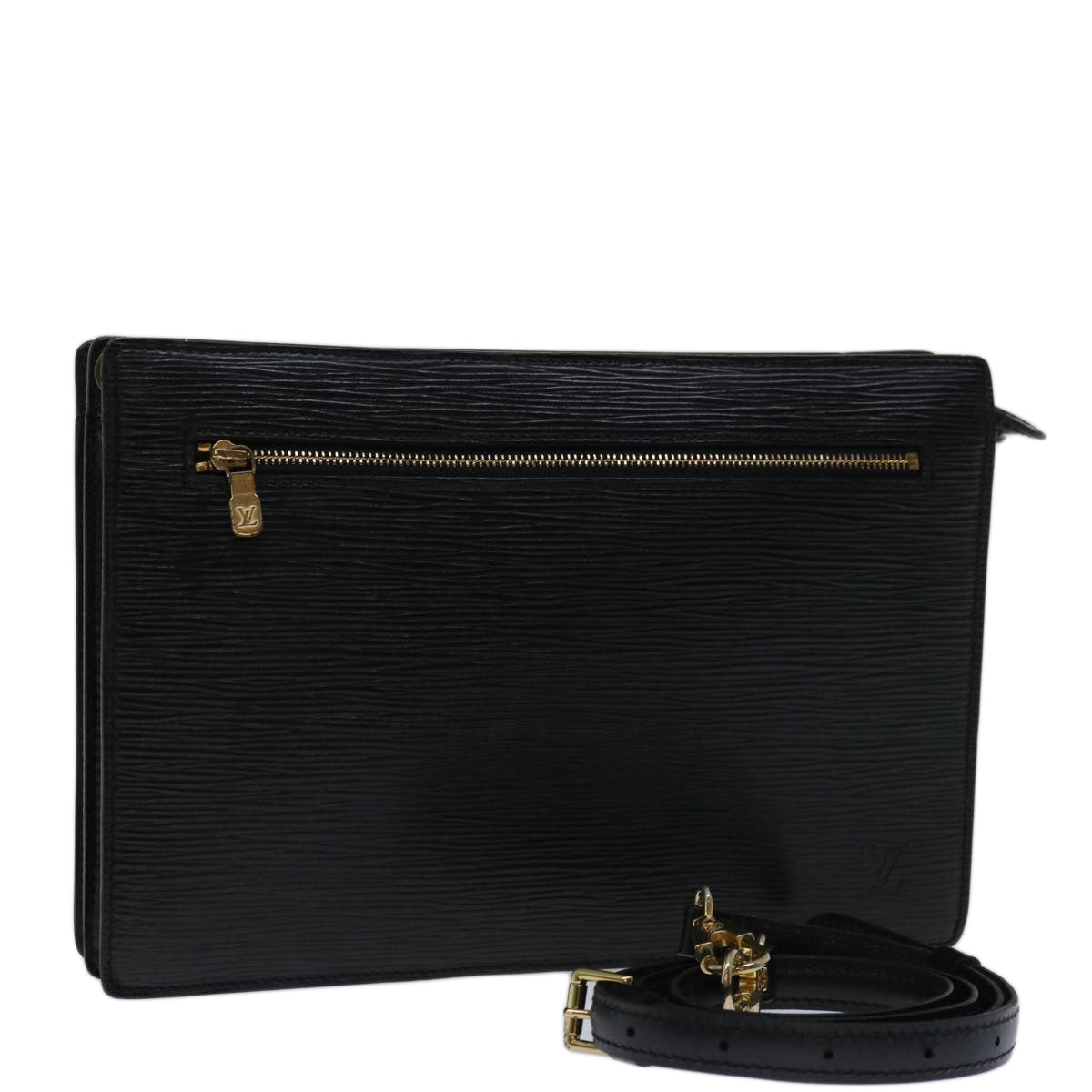 LOUIS VUITTON Epi Angian Shoulder Bag 2way Black M52112 LV 70034
