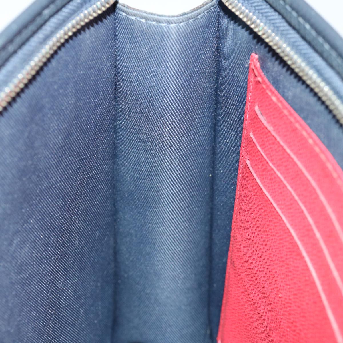 LOUIS VUITTON Taiga Pochette Voyager MM Clutch Bag Blue Marine M63394 70038