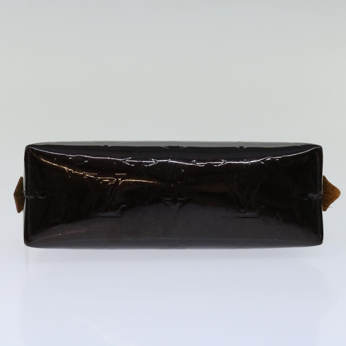 LOUIS VUITTON Monogram Vernis Pochette Cosmetic Pouch Amarante M91495 70047