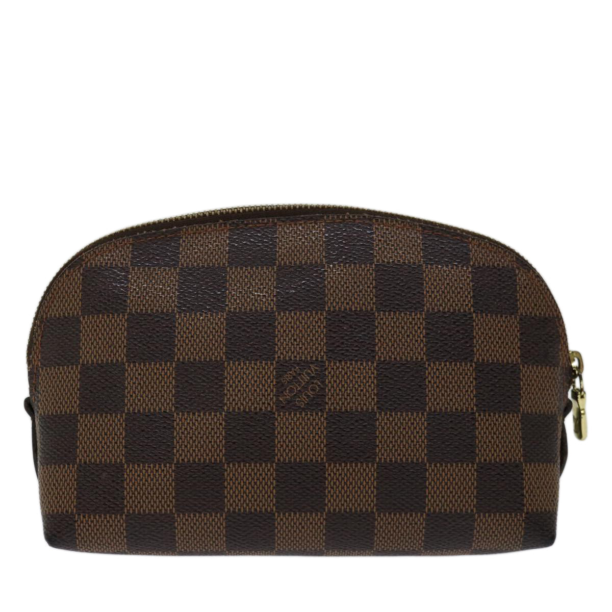 LOUIS VUITTON Damier Ebene Pochette Cosmetic PM Pouch N47516 LV 70048