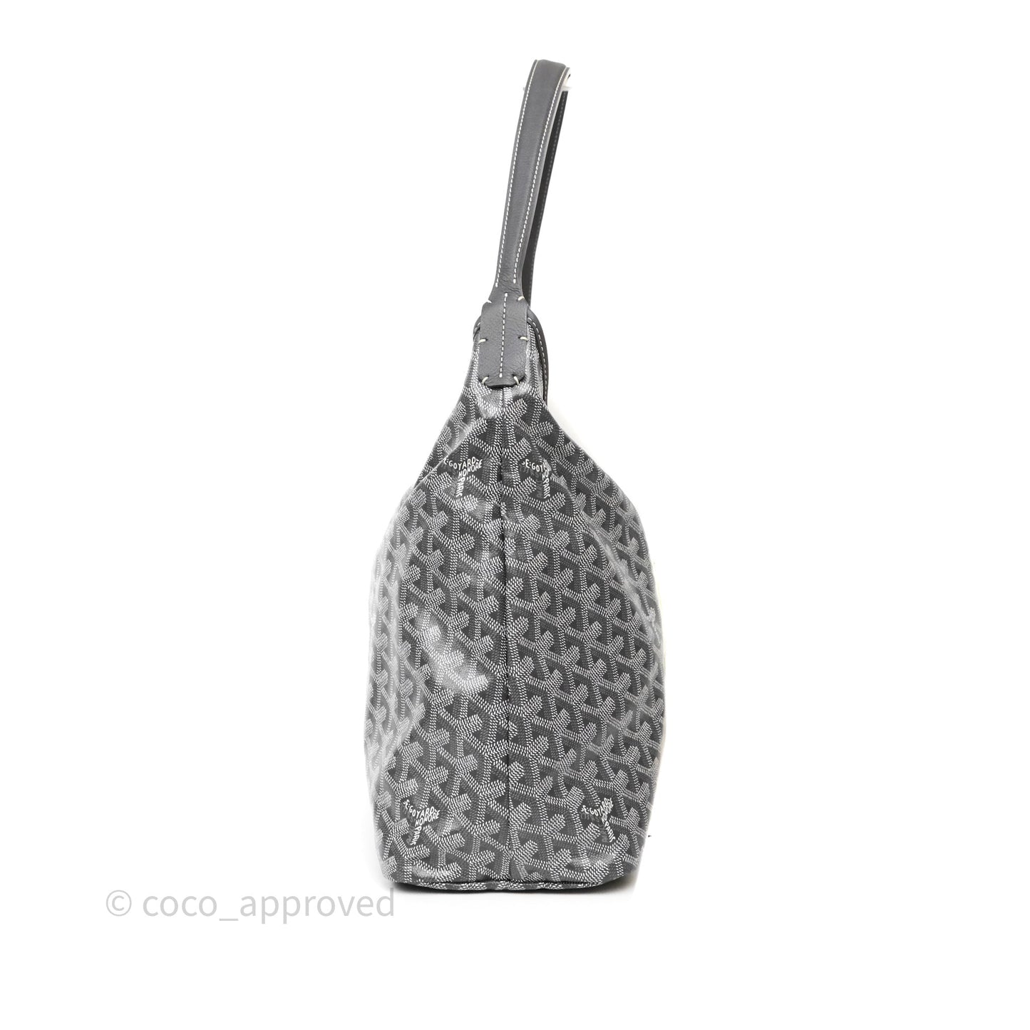 Goyard Bohème Hobo Bag Grey Goyardine Canvas