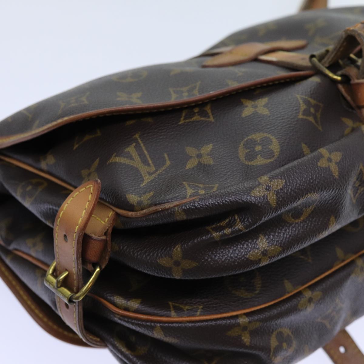 LOUIS VUITTON Monogram Saumur 30 Shoulder Bag M42256 LV 70067