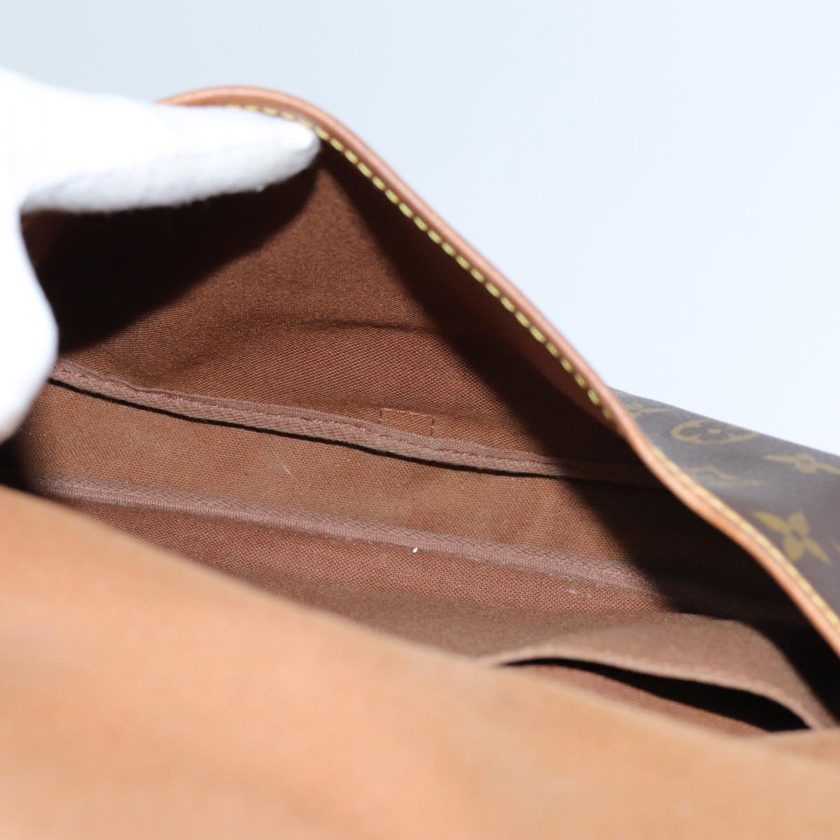 LOUIS VUITTON Monogram Saumur 30 Shoulder Bag M42256 LV 70067