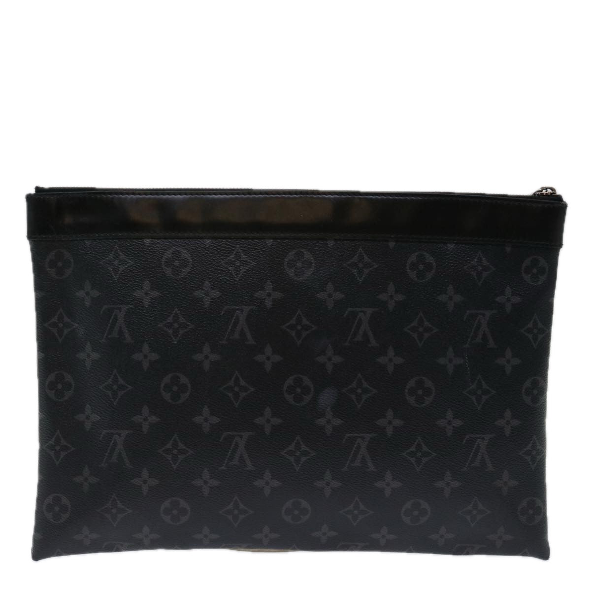 LOUIS VUITTON Monogram Eclipse Pochette Discovery Clutch Bag M62291 70078