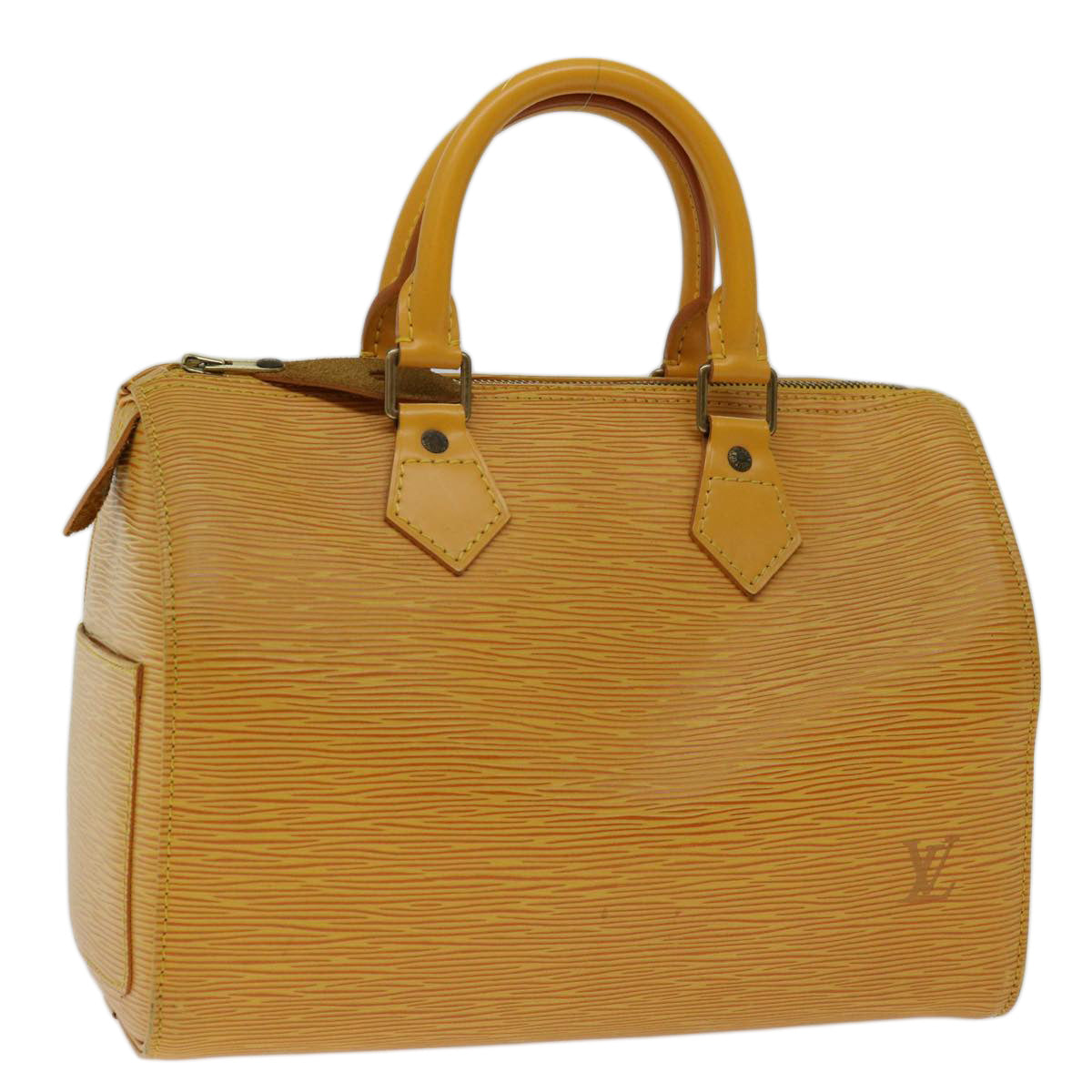 LOUIS VUITTON Epi Speedy 25 Hand Bag Tassili Yellow M43019 LV 70079