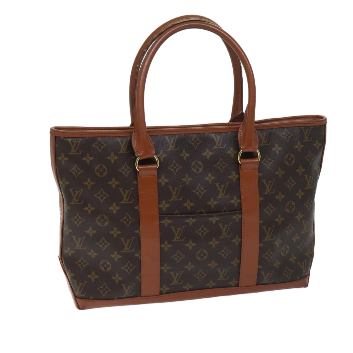 LOUIS VUITTON Monogram Sac Weekend PM Tote Bag M42425 LV 70086