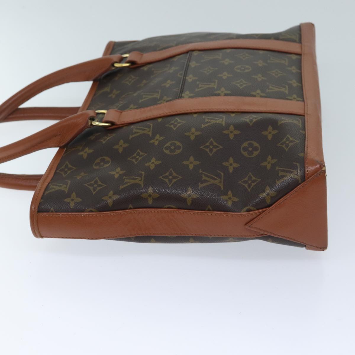 LOUIS VUITTON Monogram Sac Weekend PM Tote Bag M42425 LV 70086