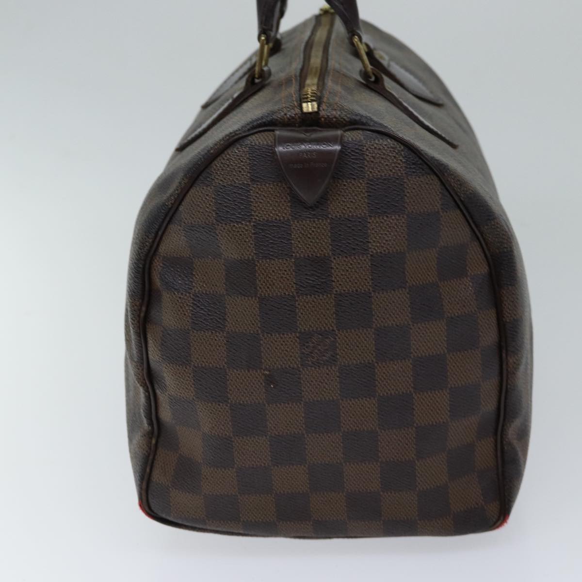 LOUIS VUITTON Damier Ebene Speedy 30 Hand Bag N41364 LV 70093