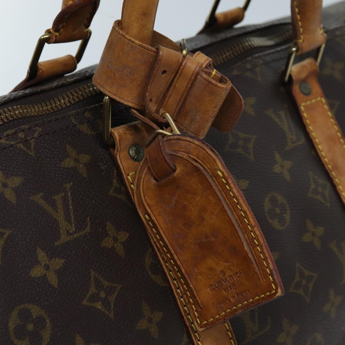 LOUIS VUITTON Monogram Keepall 50 Boston Bag M41426 LV 70097