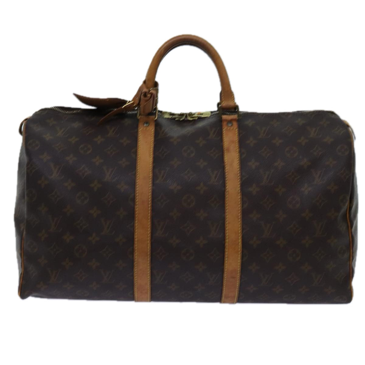 LOUIS VUITTON Monogram Keepall 50 Boston Bag M41426 LV 70097