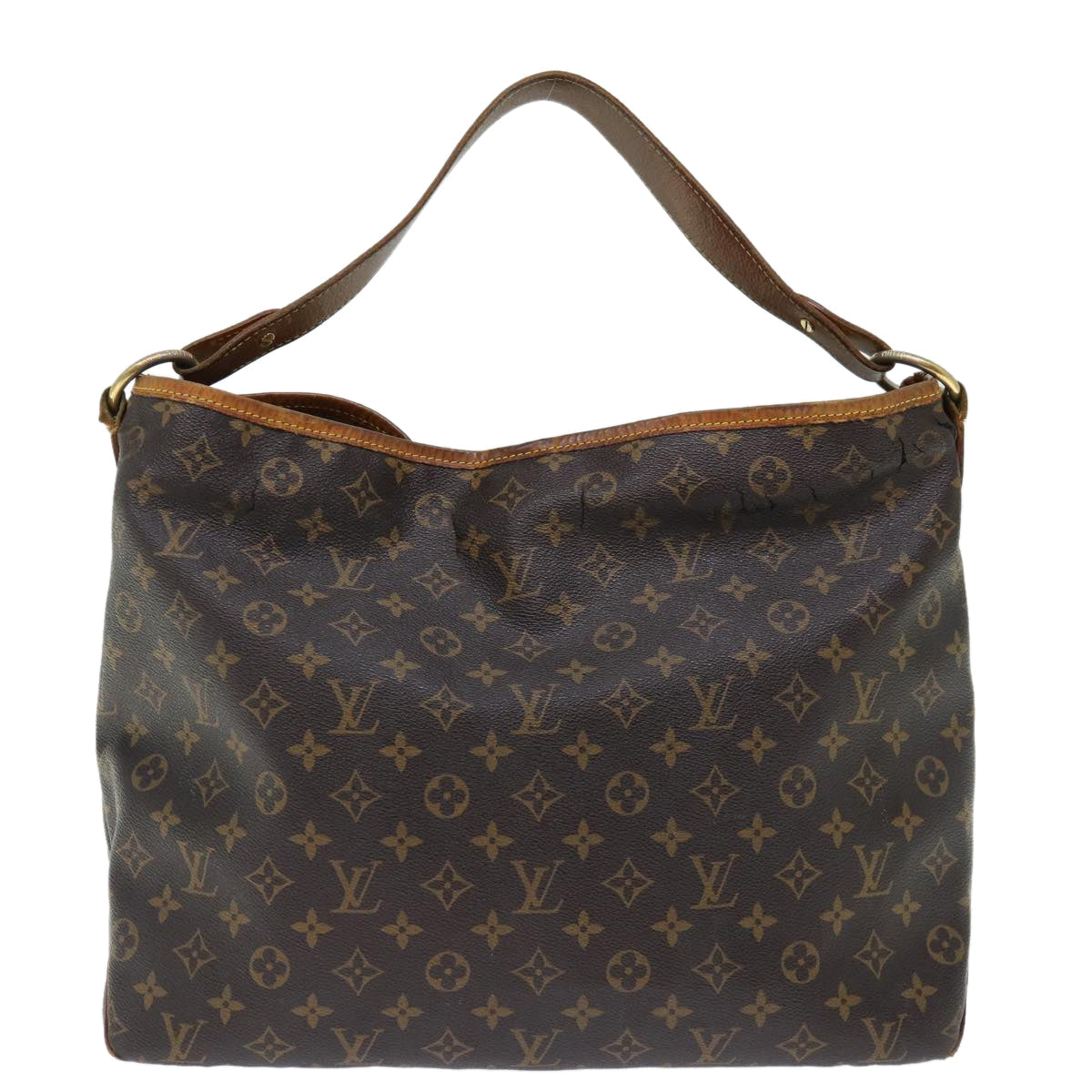 LOUIS VUITTON Monogram Delightful MM Shoulder Bag M50156 LV 70100