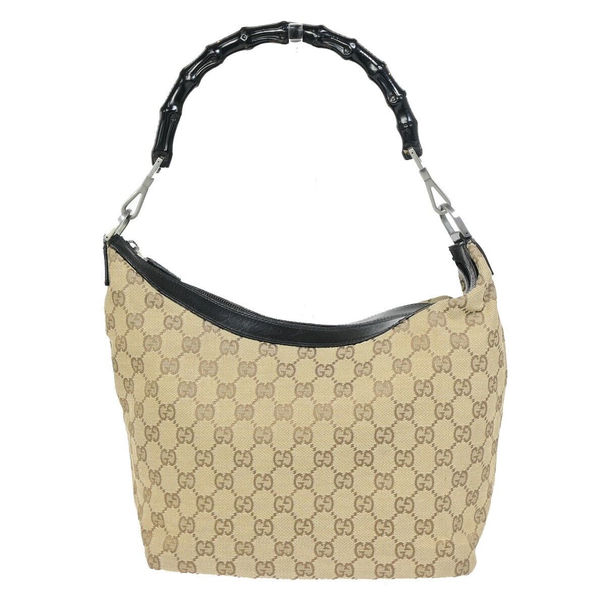 Luxury Gucci Trending 2025 Bamboo  Canvas Shoulder Bag
