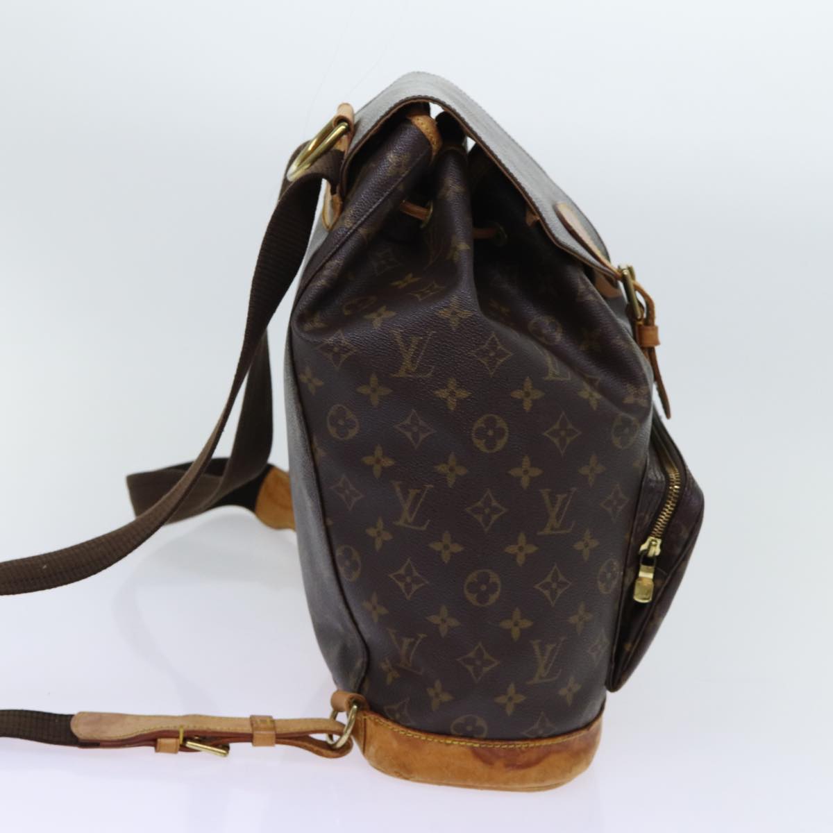 LOUIS VUITTON Monogram Montsouris GM Backpack M51135 LV 70106