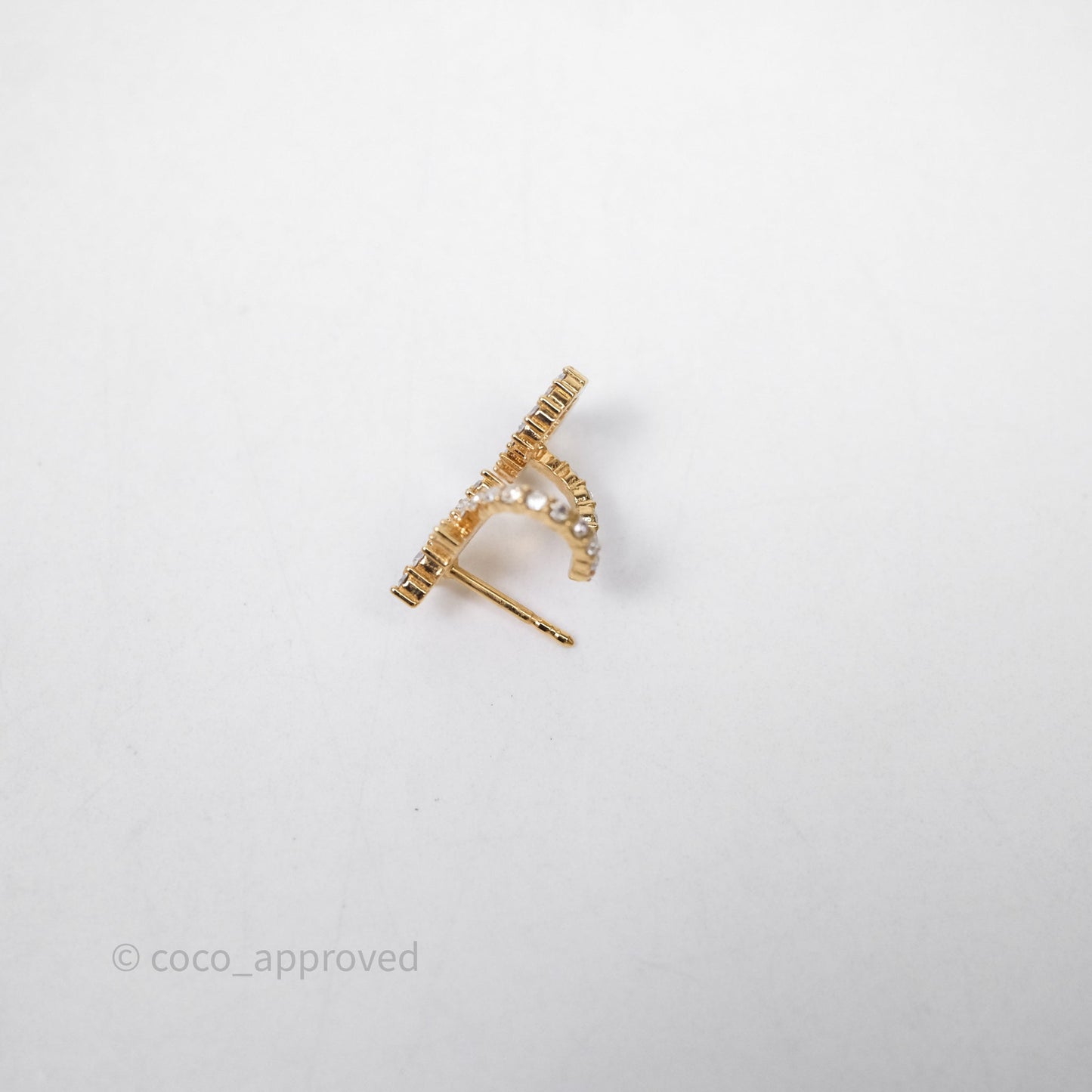 Christian Dior Clair D Lune Earrings Gold