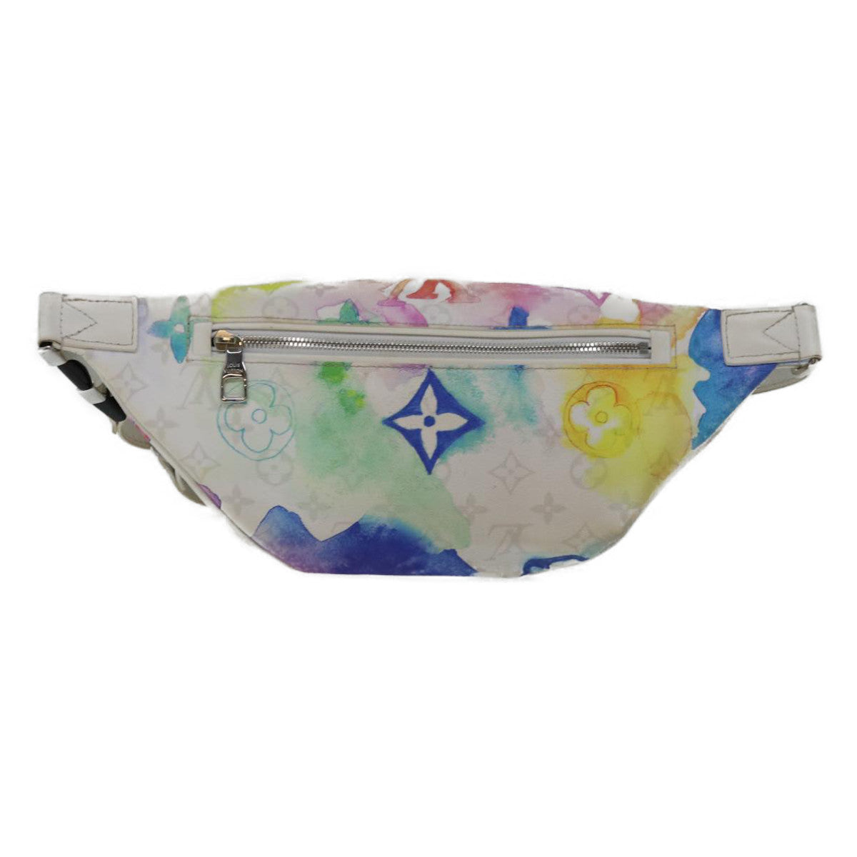 LOUIS VUITTON Monogram Water Color Discovery Bum Bag White M45759 LV 70121A