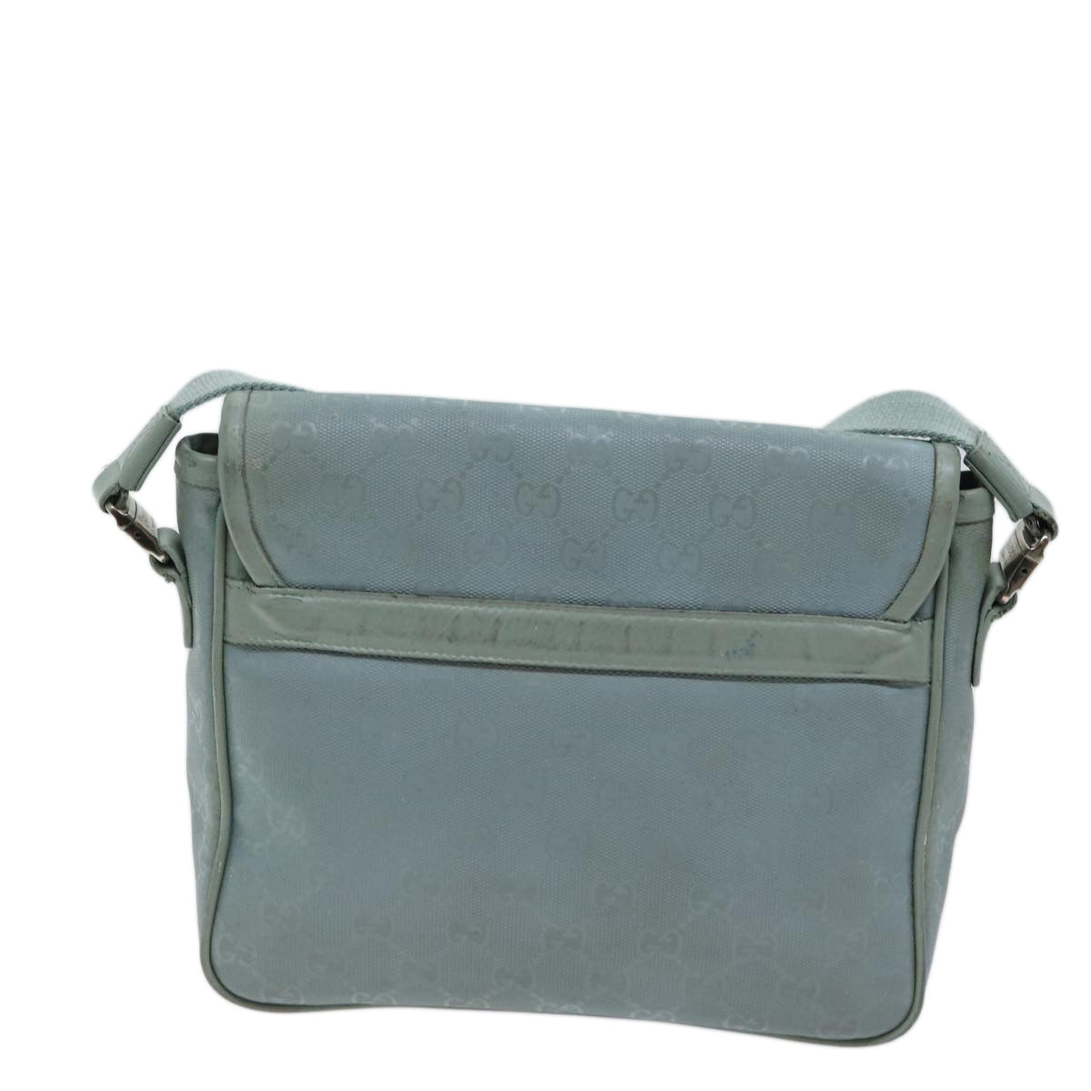 Luxury Gucci Trending 2025 GG implementation Shoulder Bag Light Blue 297559  70122