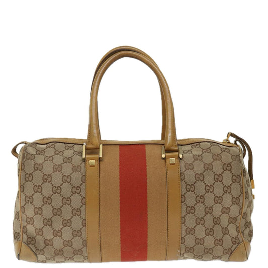 Luxury Gucci Trending 2025 GG Canvas Sherry Line Hand Bag Beige Red Brown 000 0846  70123