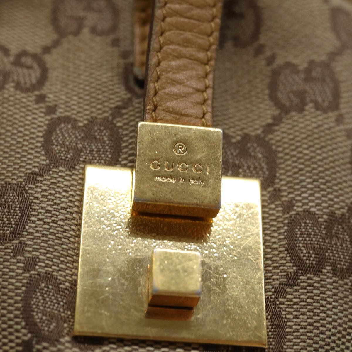 Luxury Gucci Trending 2025 GG Canvas Sherry Line Hand Bag Beige Red Brown 000 0846  70123