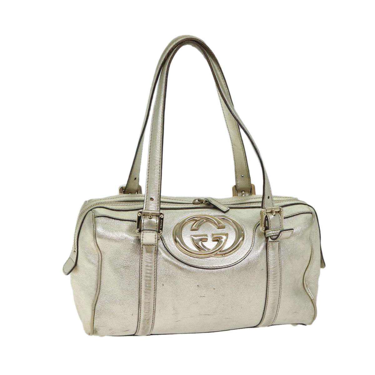 Luxury Gucci Trending 2025 Interlocking Hand Bag Leather Gold 170009  70129