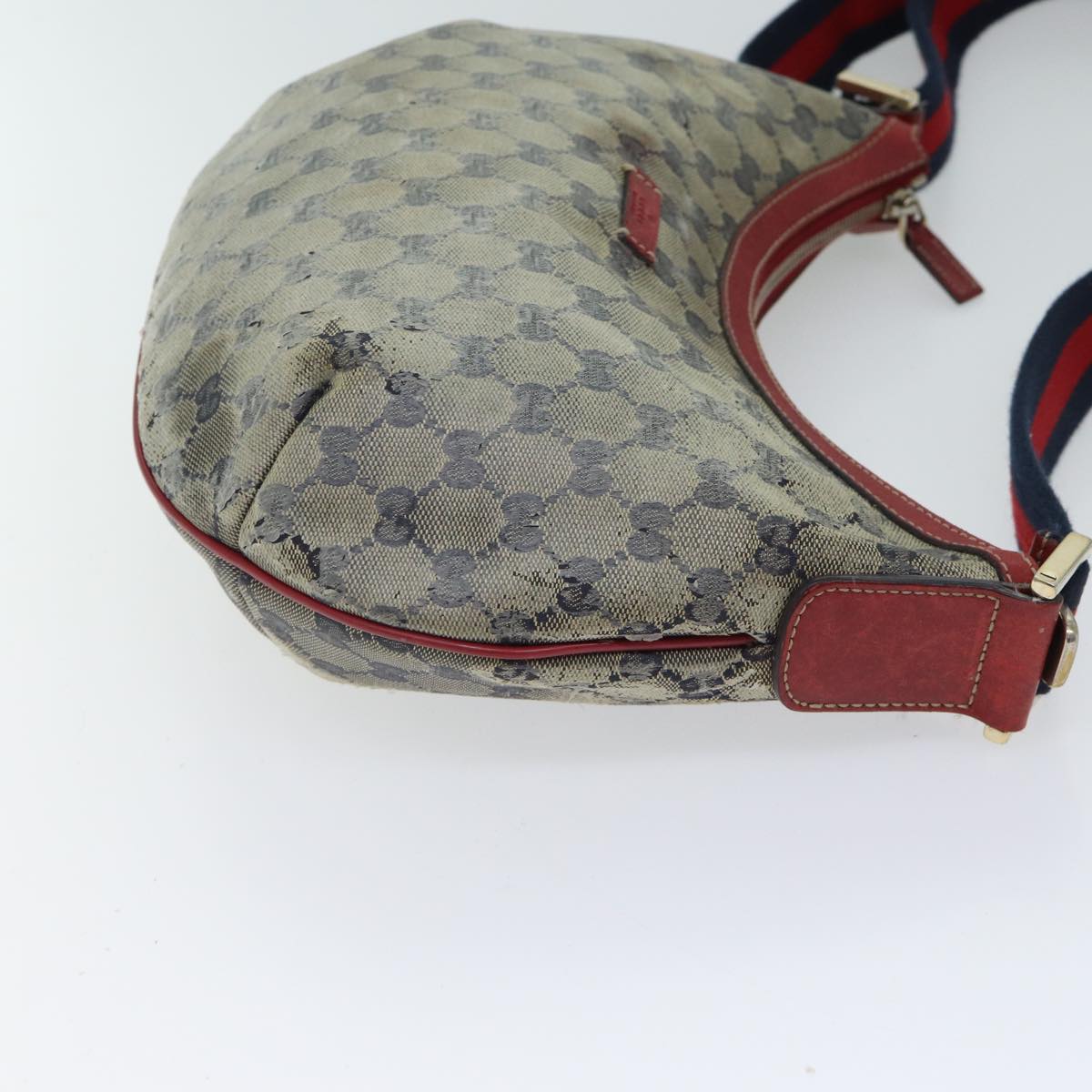 Luxury Gucci Trending 2025 GG Crystal Sherry Line Shoulder Bag Beige Red Navy 181092  70131