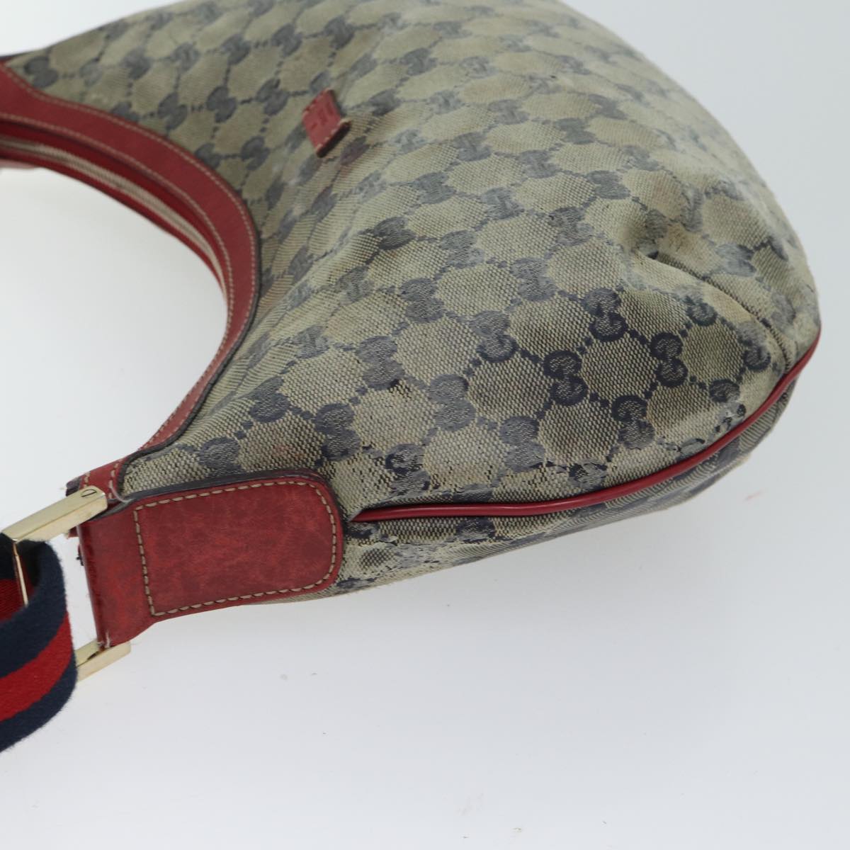 Luxury Gucci Trending 2025 GG Crystal Sherry Line Shoulder Bag Beige Red Navy 181092  70131