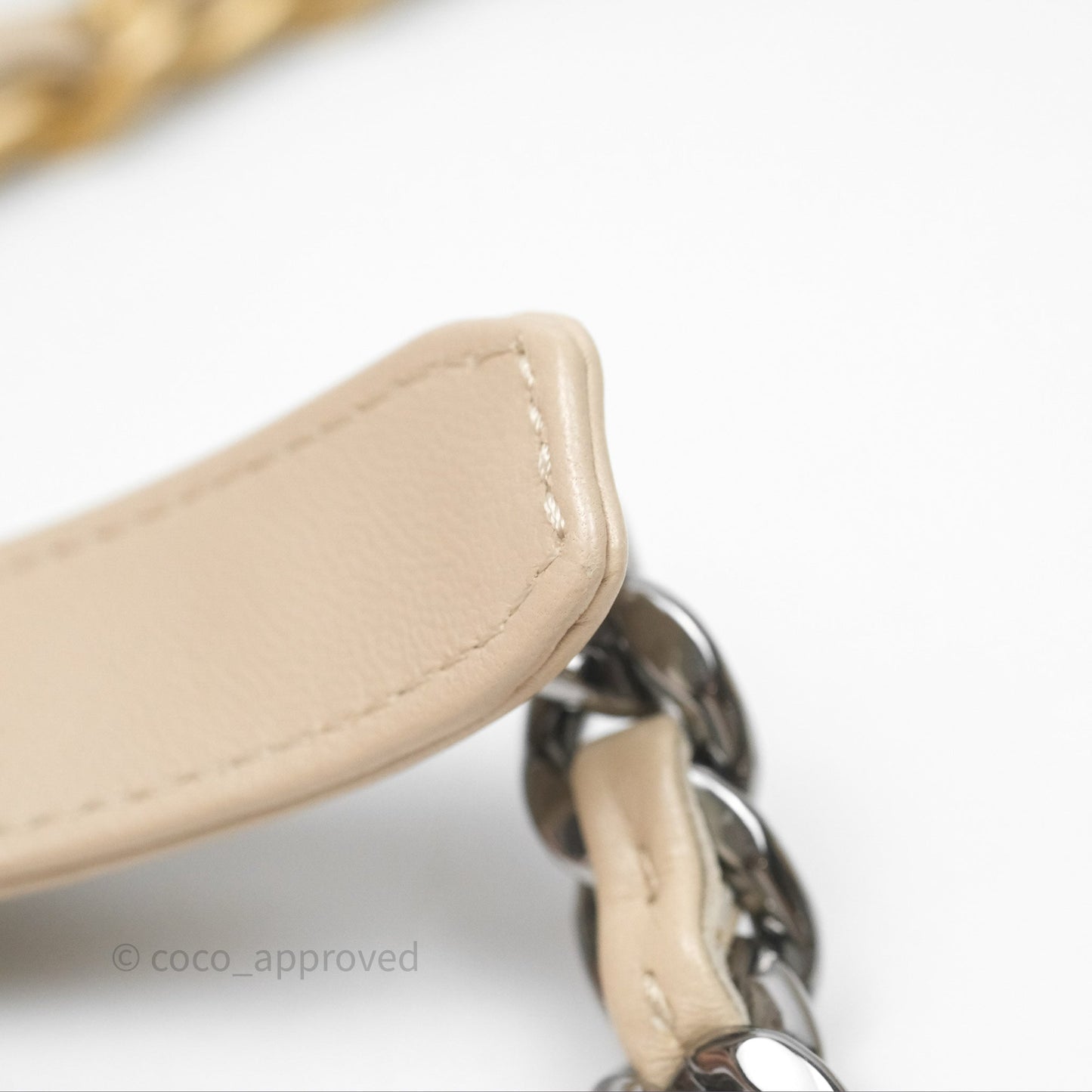 Chanel 19 Small Beige Mixed Hardware
