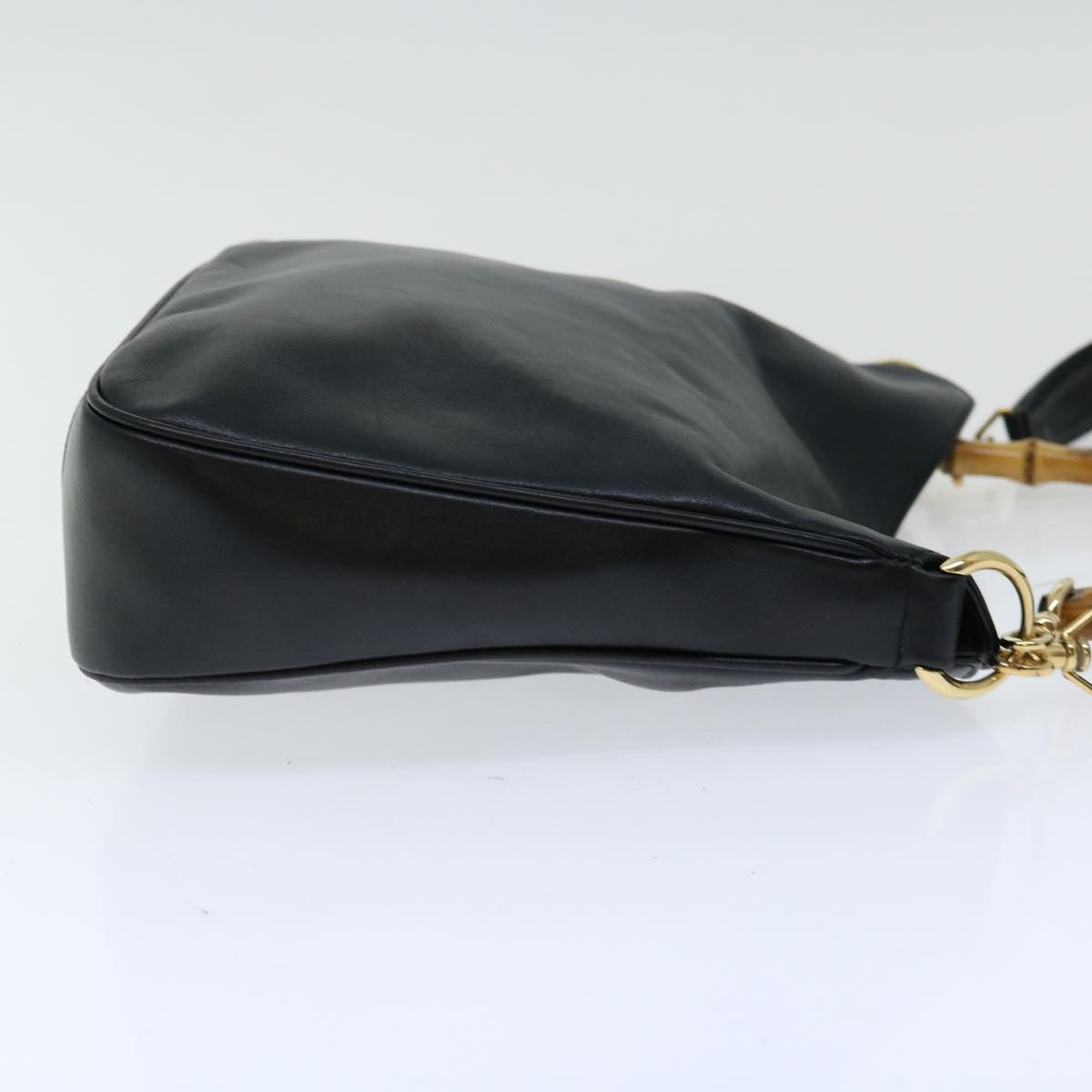 Luxury Gucci Trending 2025 Bamboo Shoulder Bag Leather 2way Black  70143