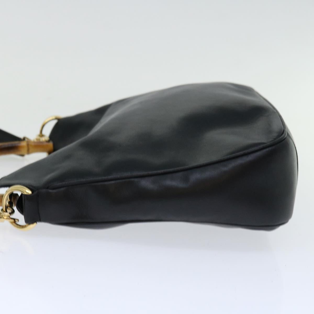 Luxury Gucci Trending 2025 Bamboo Shoulder Bag Leather 2way Black  70143