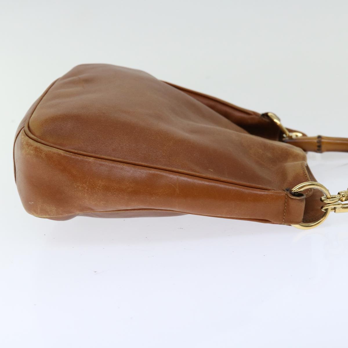 Luxury Gucci Trending 2025 Bamboo Shoulder Bag Leather 2way Brown  70144
