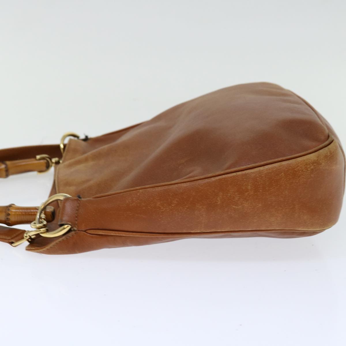 Luxury Gucci Trending 2025 Bamboo Shoulder Bag Leather 2way Brown  70144